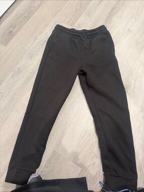 Members Only Black Kids Drawstring Joggers